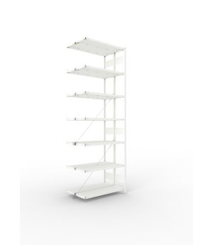Fachbodenregal Anbauregal 3000×1000×300 mm, 150 kg Fachlast 