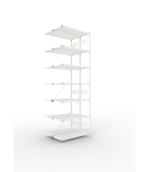 Fachbodenregal Anbauregal 3000×1000×400 mm, 150 kg Fachlast 