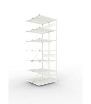 Fachbodenregal Anbauregal 3000×1000×500 mm, 150 kg Fachlast 