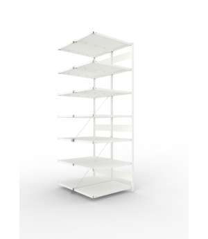 Fachbodenregal Anbauregal 3000×1000×600 mm, 150 kg Fachlast 