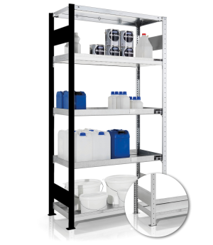 Umweltregal Anbauregal 2000×1000×500 mm, 150 kg Fachlast – M