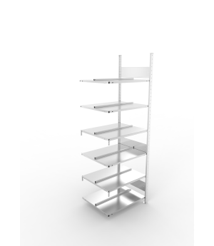 Büroregal Anbauregal 2200×750×600 mm, 108 Ordner – META