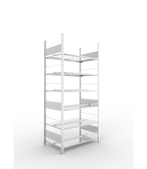 Büro-Steckregal Grundregal 2200×1000×600 mm, 144 Ordner – ME