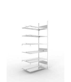 Büro-Steckregal Anbauregal 2200×1000×600 mm, 144 Ordner – ME