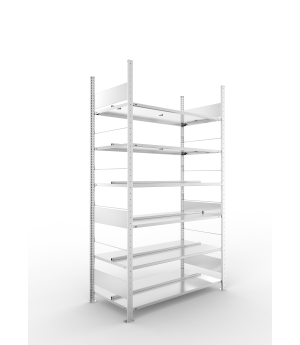 Büro-Steckregal Grundregal 2200×1250×600 mm, 180 Ordner – ME