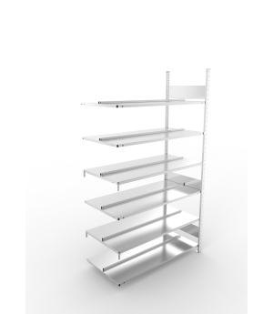 Büroregal Anbauregal 2200×1250×600 mm, 180 Ordner – META