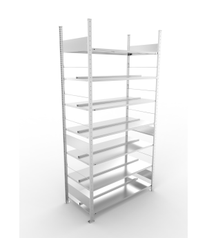 Büroregal Grundregal 2500×1250×600 mm, 210 Ordner – META