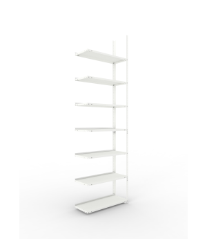 Büroregal Anbauregal 2500×750×300 mm, 63 Ordner – META