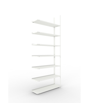 Büroregal Anbauregal 2500×1000×300 mm, 84 Ordner – META