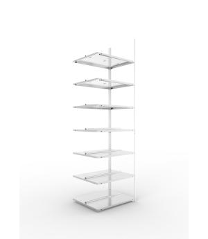 Büroregal Anbauregal 2500×750×600 mm, 126 Ordner – META