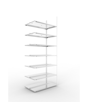 Büroregal Anbauregal 2500×1000×600 mm, 168 Ordner – META