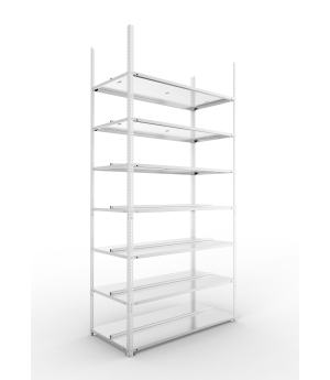 Büroregal Grundregal 2500×1250×600 mm, 210 Ordner – META