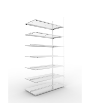 Büroregal Anbauregal 2500×1250×600 mm, 210 Ordner – META