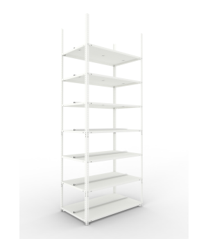 Büroregal Grundregal 2500×1000×600 mm, 168 Ordner – META