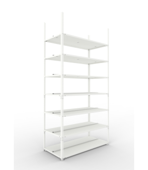 Büroregal Grundregal 2500×1250×600 mm, 210 Ordner – META