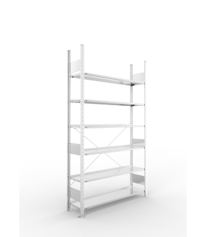 Büro-Steckregal Grundregal 2200×1250×300 mm, 90 Ordner – MET
