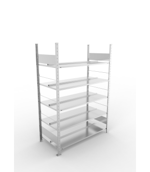Büroregal Grundregal 1850×1250×600 mm, 150 Ordner – META