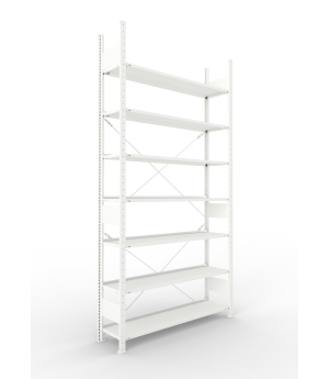 Büro-Steckregal Grundregal 2500×1250×300 mm, 105 Ordner – ME
