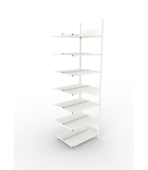 Büroregal Anbauregal 2500×750×600 mm, 126 Ordner – META