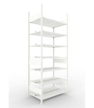 Büro-Steckregal Grundregal 2500×1000×600 mm, 168 Ordner – ME