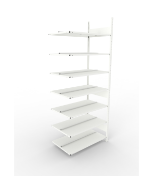 Büroregal Anbauregal 2500×1000×600 mm, 168 Ordner – META