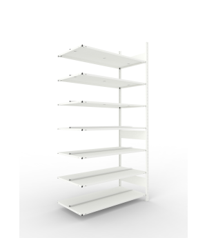 Büro-Steckregal Anbauregal 2500×1250×600 mm, 210 Ordner – ME
