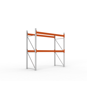 Palettenregal Grundregal 2700×2700×1100 mm, 9 Stellplätze, 2