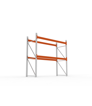 Palettenregal Grundregal 2700×2700×1100 mm, 9 Stellplätze, 2
