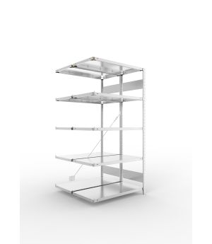 Fachbodenregal Anbauregal 2000×1000×500 mm, 150 kg Fachlast 