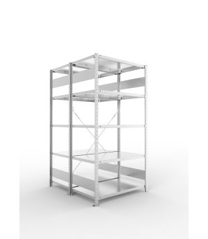 Fachbodenregal Grundregal 2000×1000×600 mm, 150 kg Fachlast 