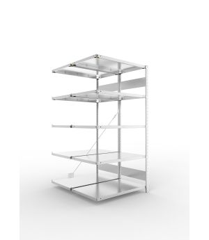 Fachbodenregal Anbauregal 2000×1000×600 mm, 150 kg Fachlast 