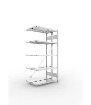 Fachbodenregal Anbauregal 2000×1000×300 mm, 150 kg Fachlast 