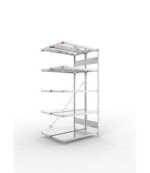 Fachbodenregal Anbauregal 2000×1000×400 mm, 150 kg Fachlast 