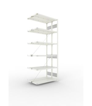 Fachbodenregal Anbauregal 2500×1000×300 mm, 150 kg Fachlast 