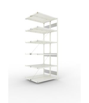 Fachbodenregal Anbauregal 2500×1000×400 mm, 150 kg Fachlast 
