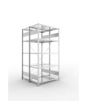 Fachbodenregal Grundregal 2000×1000×500 mm, 230 kg Fachlast 