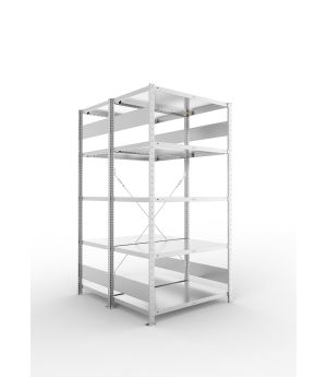 Fachbodenregal Grundregal 2000×1000×600 mm, 230 kg Fachlast 