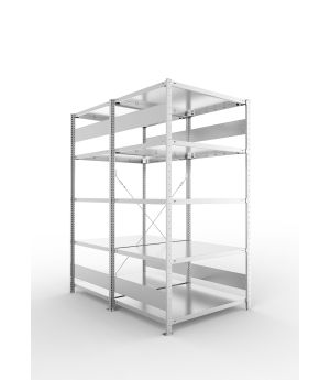 Fachbodenregal Grundregal 2000×1000×800 mm, 230 kg Fachlast 