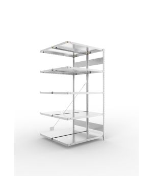 Fachbodenregal Anbauregal 2000×1000×500 mm, 230 kg Fachlast 