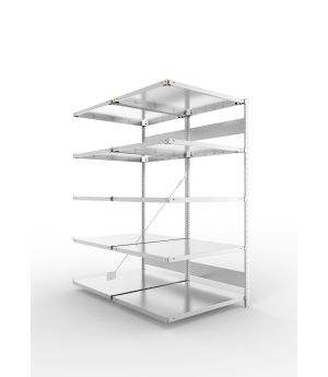 Fachbodenregal Anbauregal 2000×1000×800 mm, 230 kg Fachlast 