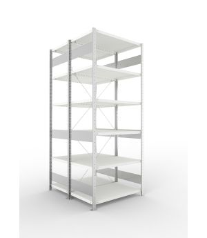 Fachbodenregal Grundregal 2500×1000×600 mm, 230 kg Fachlast 