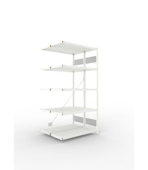 Fachbodenregal Anbauregal 2000×1000×400 mm, 230 kg Fachlast 
