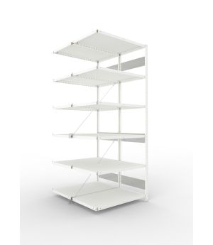 Fachbodenregal Anbauregal 2500×1000×500 mm, 230 kg Fachlast 