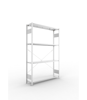 Fachbodenregal Grundregal 2000×1300×300 mm, 230 kg Fachlast 