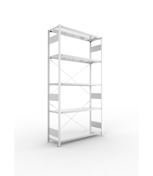 Fachbodenregal Grundregal 2500×1300×400 mm, 230 kg Fachlast 
