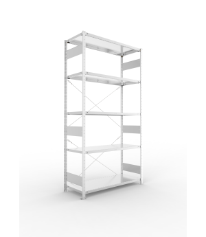 Fachbodenregal Grundregal 2500×1300×500 mm, 230 kg Fachlast 
