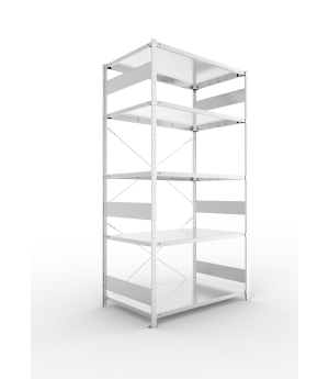 Fachbodenregal Grundregal 2500×1300×800 mm, 230 kg Fachlast 