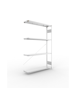 Fachbodenregal Anbauregal 2000×1300×300 mm, 230 kg Fachlast 