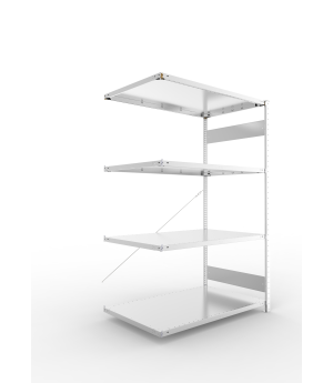 Fachbodenregal Anbauregal 2000×1300×800 mm, 230 kg Fachlast 