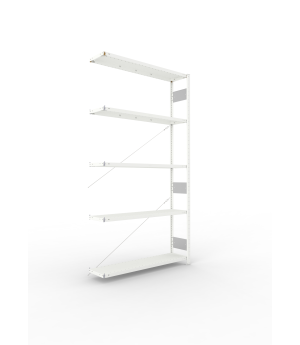 Fachbodenregal Anbauregal 2500×1300×300 mm, 230 kg Fachlast 